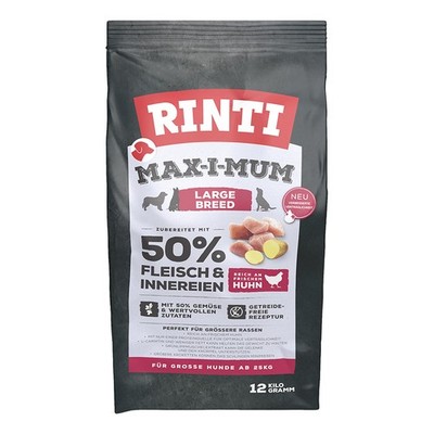 Rinti MAX-I-MUM Large Breed Huhn 2x12kg Sparpack 24kg Trockenfutter getreidefrei
