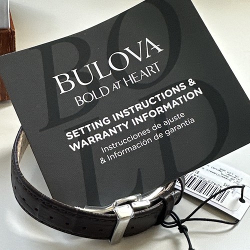 Bulova 96B345 Frank Sinatra "Best Is Yet To Come" Automatic Watch Box & Tags - Picture 23 of 24