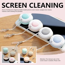 8pcs Macaron Phone Screen Cleaner Portable Mobile Phone Cleaning K8D8