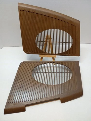 88-94 Chevy Tahoe GMC Yukon OBS Tan dash speaker grills covers OEM CLEAN!!!