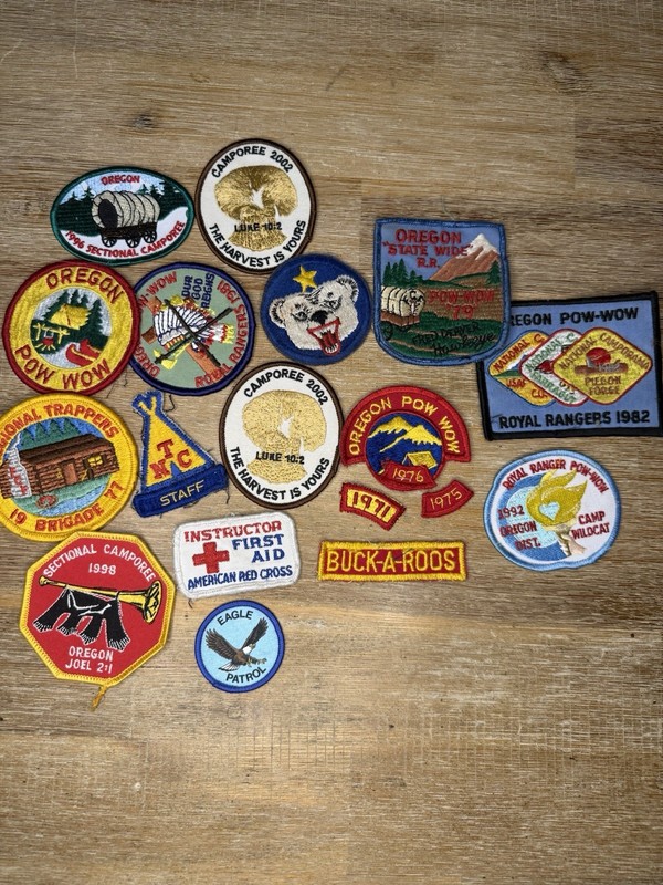 Vintage Royal Rangers, POW WOW, Boy Scouts Patches Lot 8
