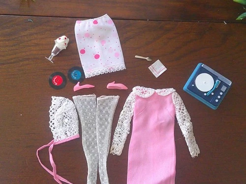 Vintage 1966 Mattel Francie Clothing #1257 DANCE PARTY Original Complete VGUC