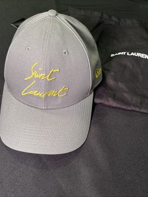 BRAND NEW SAINT LAURENT YSL BASEBALL CAP ONE SIZE COTTON NEW ERA