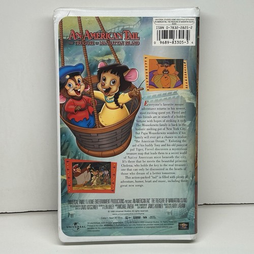 An American Tail The Treasure of Manhattan Island VHS 2000 Videoband FAST NEU - Bild 3 von 14