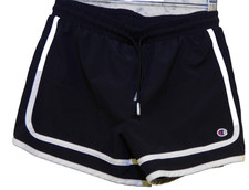 Champion Girls Black White Strip Active Shorts Size XL 14/16 NWOT FREE S H