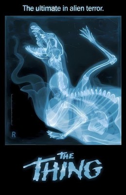 The Thing Ultimate Alien Terror X Ray Dog John Carpenter Horror Movie Poster
