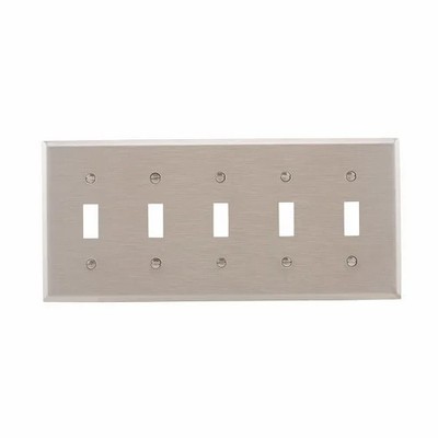 Eaton Wiring Devices 93075-BOX - allplate 5G Toggle Std SS - 1EA