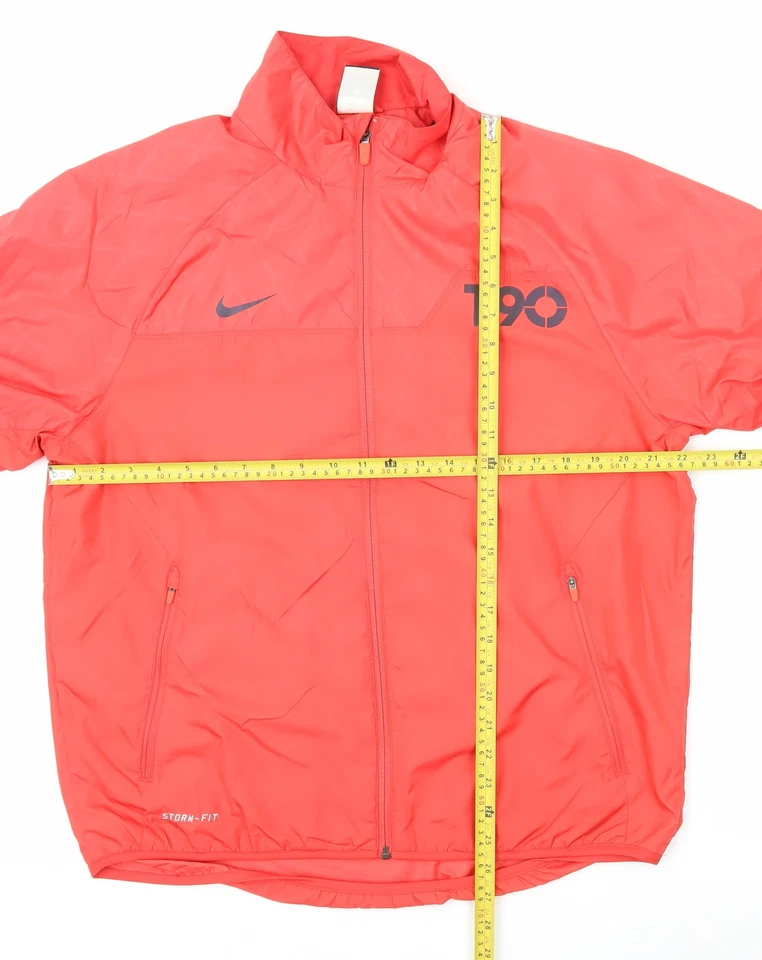 Nike Men’s Red L T90 Storm-FIT Track Jacket Football Running - Image 2 of 4