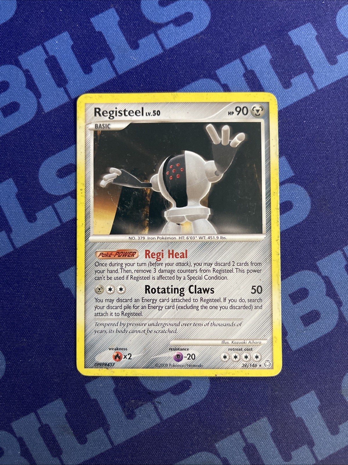 Pokemon Registeel 39/146 Legends Awakened Damaged