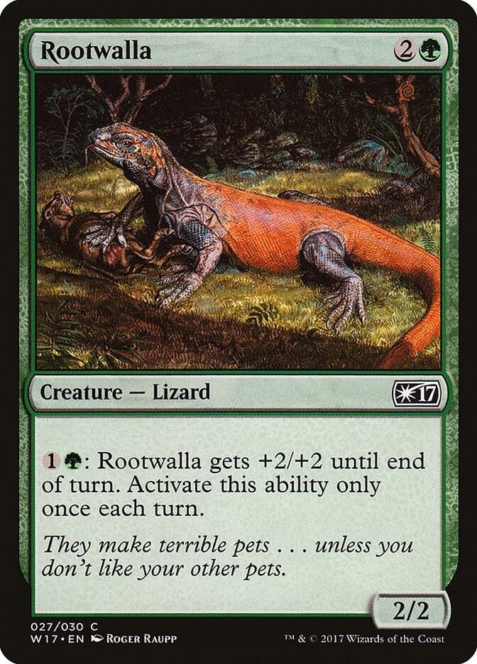Rootwalla 27 Common Welcome Deck 2017 Magic: The Gathering Lightly Played