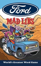 Ford Mad Libs * Mustang * Bronco and More - REAL MAD LIBS! * Free USA Shipping!
