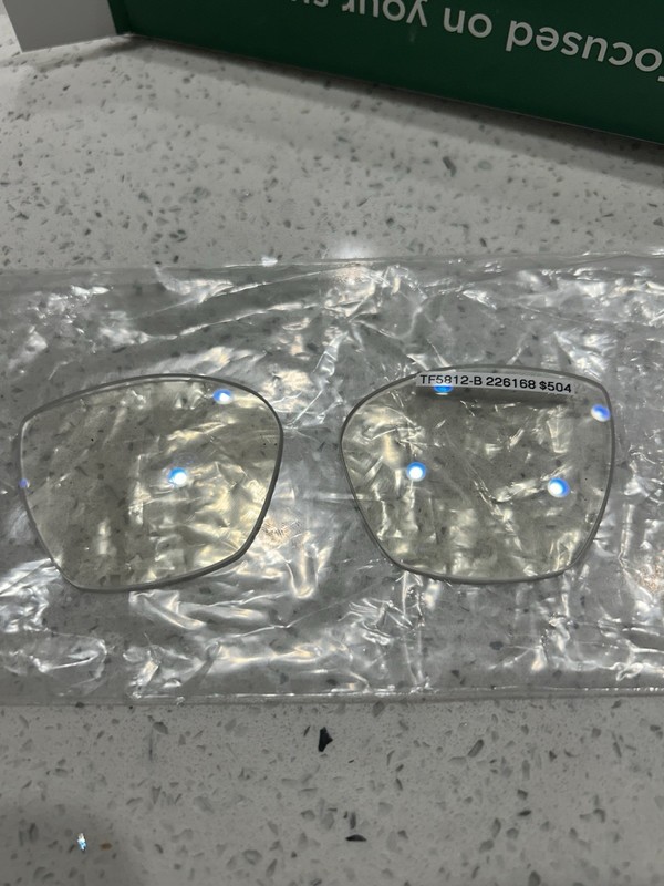 Tom Ford Blue Light Blocking Replacement Lenses For Frame TF5812-B 53mm