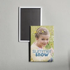 Summer Snow Mini Movie Poster Fridge Locker Magnet