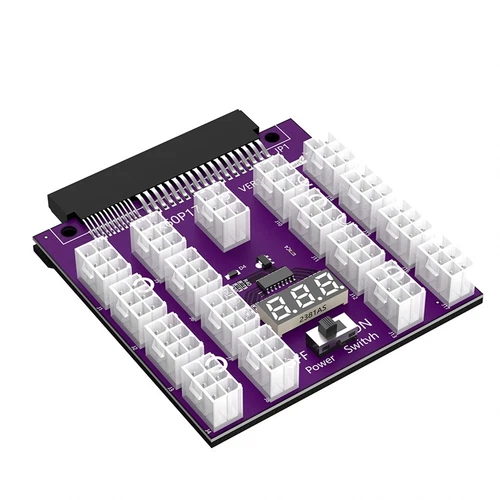 1X(ATX 17 X 6-Poliger -Board-Konverter für Netzteil für   Mining X2Q4)