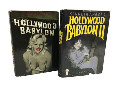 Hollywood Babylon 1 & 2 By Kenneth Anger 1975 HC/DJ BCE