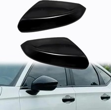 Mirror Cap Cover Glossy Black Compatible With Honda Civic 2016...2021 Honda insi