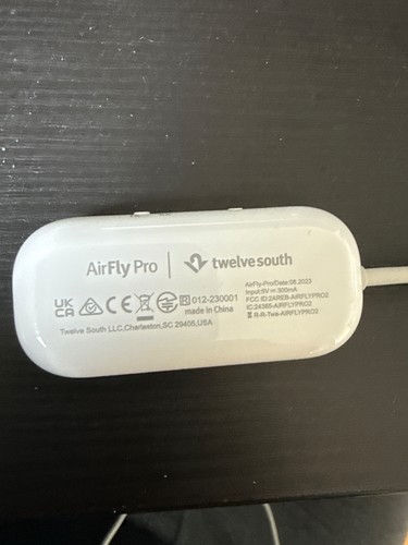 Twelve South AirFly Pro Adapter Bluetooth Transmitter Biały - Zdjęcie 2 z 3