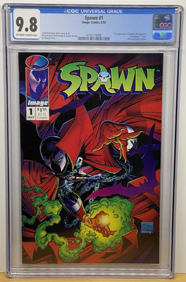 Spawn 1 Image Comics 1992 CGC 9.8 NM/M Todd McFarlane 1st App Spawn Al Simmons