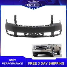 Front Bumper Cover without Sensor Holes For 2015-2020 Chevy Suburban Tahoe 