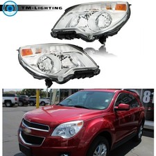 Headlights For 10 11 2012 2013 14 15 Chevy Equinox Ltls Leftright Side Halogen