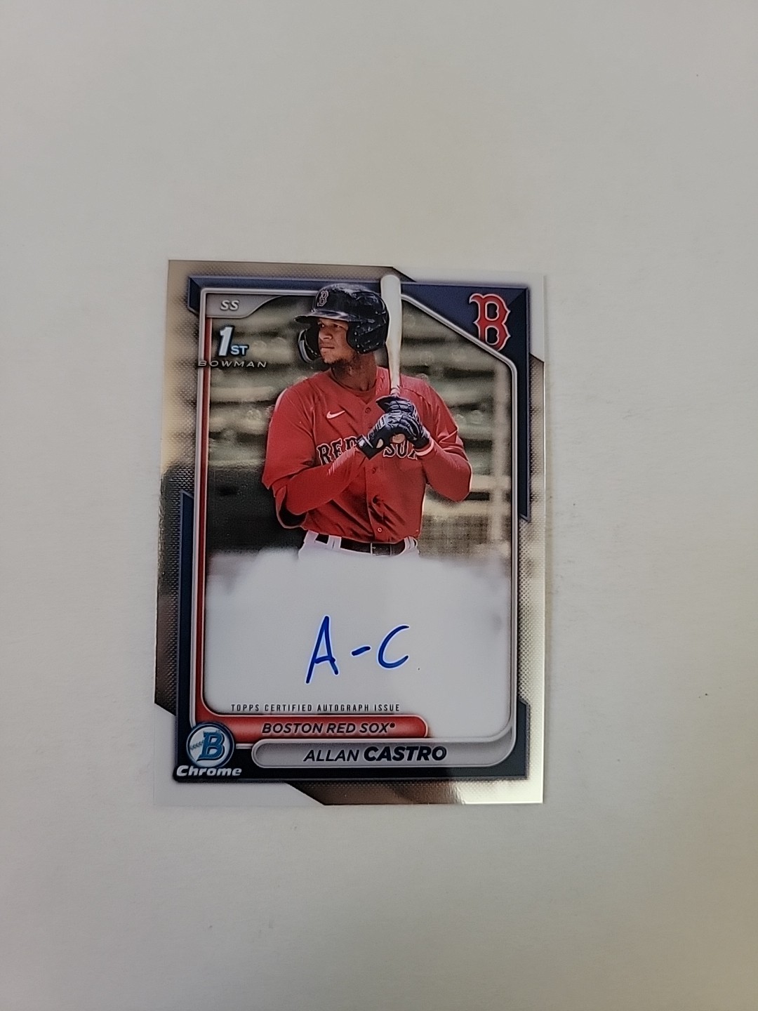 2024 Bowman Chrome Baseball Allan Castro 1st Bowman Autograph SD8613