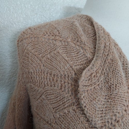 Odd Molly Brown Knit Open Cardigan Shawl Size 0 - Picture 7 of 12