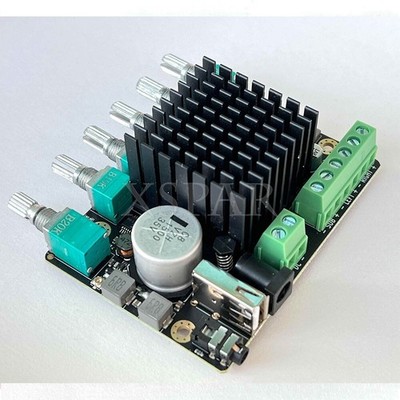 2.1 Audio   Digital Power Amplifier Board TPA3116 2x50W + 100W Subwoofer #zb