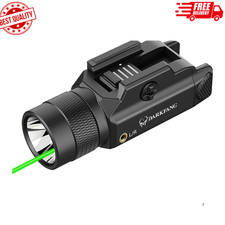 Tactical Flashlight and Green Laser Light Combo 1500 Lumen,Shotgun/Pistol Light