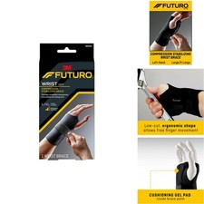FUTURO Compression Stabilizing Wrist Brace, Left Hand, L/XL