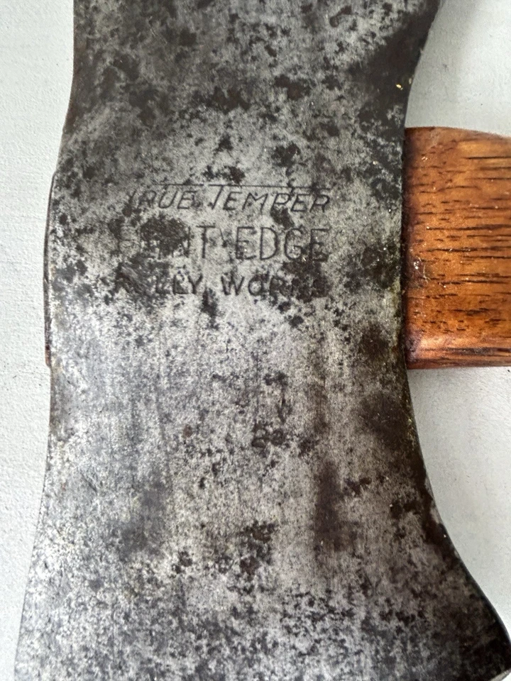 Hacha de crucero de doble broca True Temper Flint Edge Kelley Works de colección  Foto 2 de 4