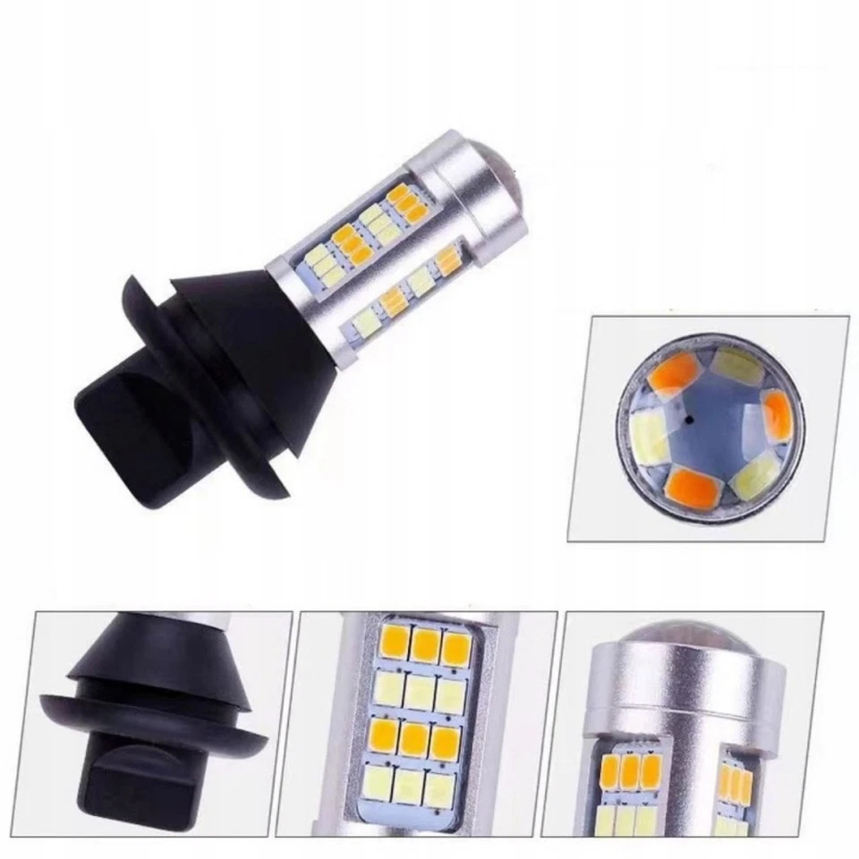 2X Auto LED Tagfahrlicht Blinker Tagfahrleuchten DRL Scheinwerfer Universal 12V - Bild 4 von 4