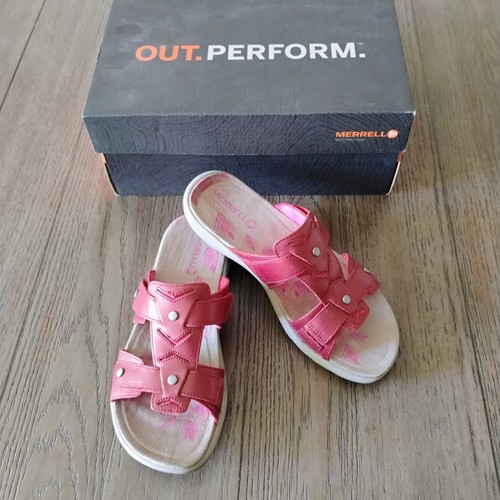 Merrell Women's size 8 M Sandals Adhera Slide Cranberry Red J55292 - Picture 11 of 11