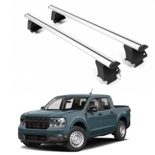 Open Box Roof Rack Crossbars For Ford Maverick 2022-2026 Naked Roof Silver Open Box Roof Rack Crossbars For Ford Maverick 2022-2026 Naked Roof Silver