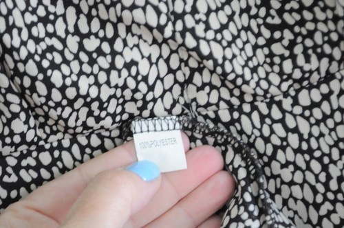 St Frock Dress Womens 12 Black Beige Pebble Print V Neck Long Sleeve Satin - Picture 8 of 12