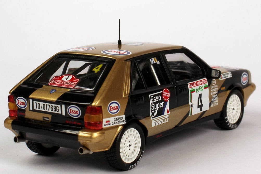 Lancia Delta HF 4WD #4 Esso Rally San Remo 1987 Tabaton Tedeschini