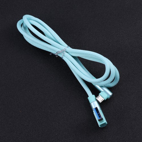 1m USB Cable Nylon Braided Dual Bend Quick Charger Fast Data and Charging Cable - 第 2/11 張圖片
