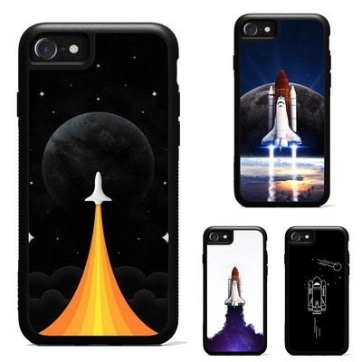 For Apple iPhone SE 11 12 13 14 15 16 Anti scratch Cover takes off Space Shuttle