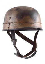 Deutscher Fallschirmjäger Stahlhelm M38 Normandie-Camo Luftwaffe WWII WK2