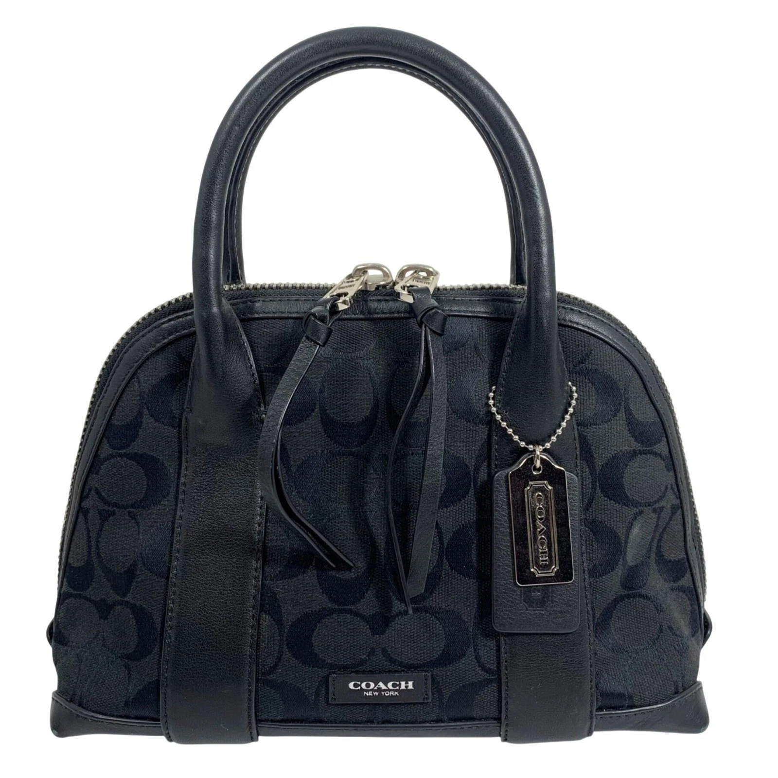 Borsa a tracolla Coach 30268 Bleeker nera firma logo mini Preston