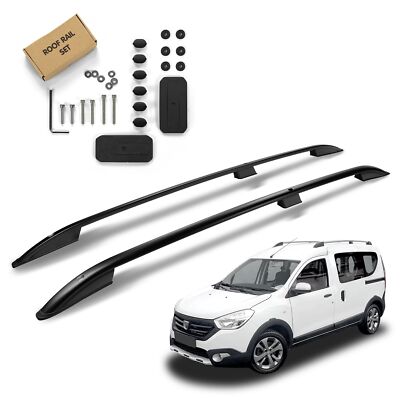 Dachreling Dachträger für Dacia Dokker I KE | K9K MPV 2012-2021 Alu Reling