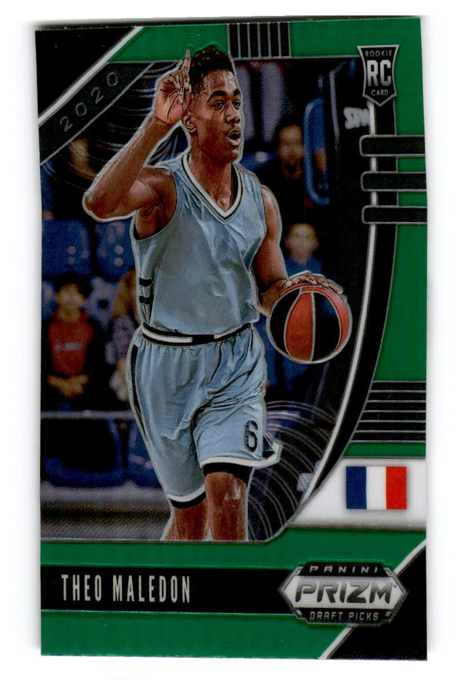 2020 Panini Prizm Draft Picks Collegiate #57 Theo Maledon Green