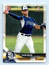2018 Bowman Draft Sean Guilbe San Diego Padres #BD-144 1st Bowman