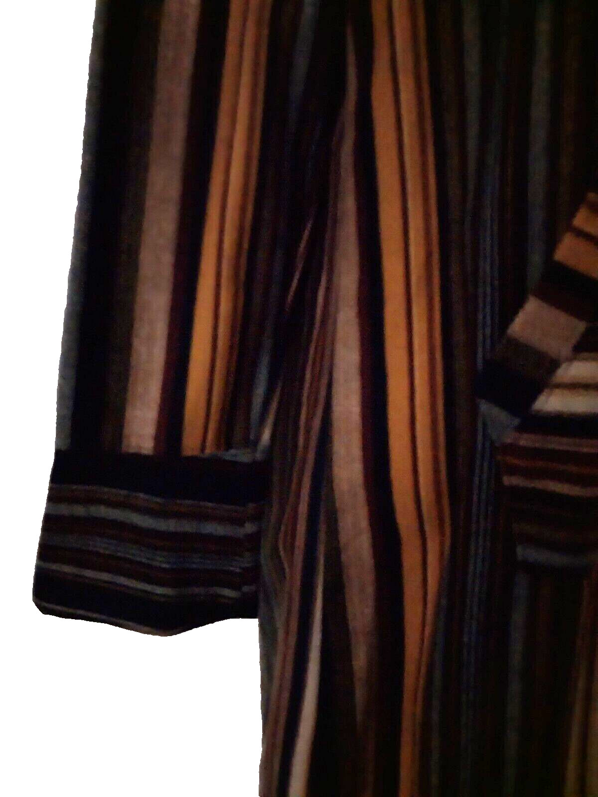 BEBOP PULLOVER TUNIC MULTICOLOR STRIPES POCKET LO… - image 7