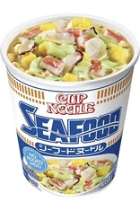 NISSIN FOODS CUP NOODLES Ramen Seafood Noodle 2.68 Oz x 10 cups  Japan