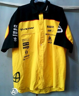 MOTORRAD SPONSOR SHIRT DARK DOG TOUR 2008 IXON PIRELLI ELF XL