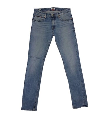 Tommy Hilfiger Jeans STRAIGHT RYAN DLSNW W33 L36 Stretch Used Destroyed Look TOP