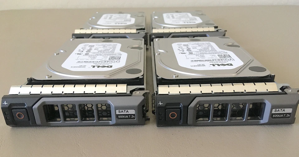 LOT (6) Dell 250GB & 500GB 7200 RPM HDD - 4 X 500GB (M020F) - 2 X 250GB (H962F) - Image 2 of 4