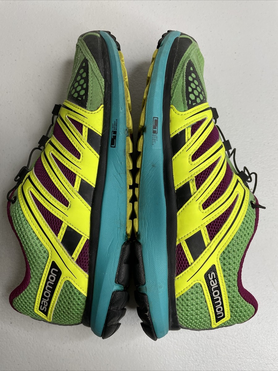Salomon X-Scream City Trail Green Athletic Running Shoes