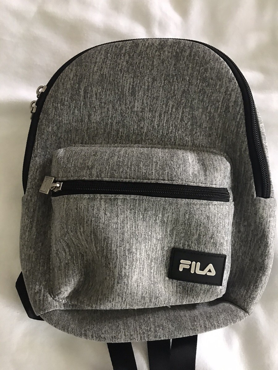 FILA Small Backpack Gray Cloth | eBay display picture 1