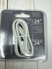 Canarm 24” Connector Under cabinet Lighting Accessory UC-XN33WH/24N-C